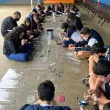 Aulas práticas da disciplina de Artes