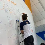 Os alunos do Extensivo e Ensino Médio participaram do processo de renovação da parede dos APROVADOS para 2023.
