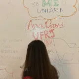 Os alunos do Extensivo e Ensino Médio participaram do processo de renovação da parede dos APROVADOS para 2023.