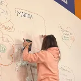 Os alunos do Extensivo e Ensino Médio participaram do processo de renovação da parede dos APROVADOS para 2023.