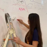 Os alunos do Extensivo e Ensino Médio participaram do processo de renovação da parede dos APROVADOS para 2023.