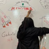Os alunos do Extensivo e Ensino Médio participaram do processo de renovação da parede dos APROVADOS para 2023.