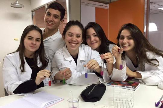 Aula prática de Biologia