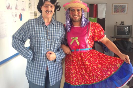 Clima de festa junina!