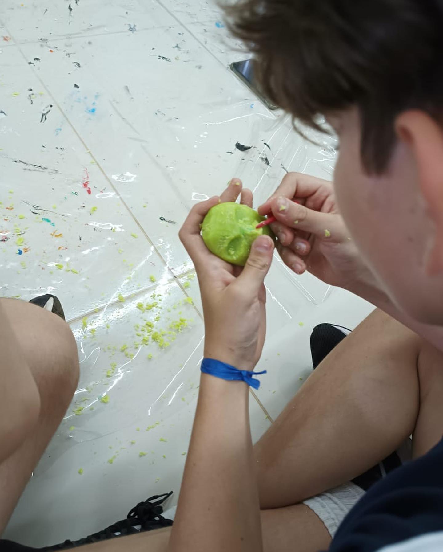 Aulas práticas da disciplina de Artes