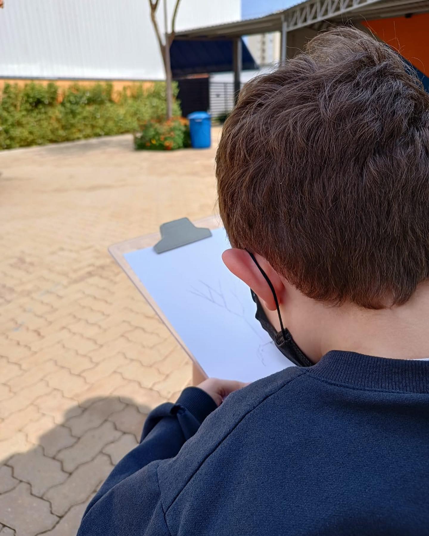 Aulas práticas da disciplina de Artes