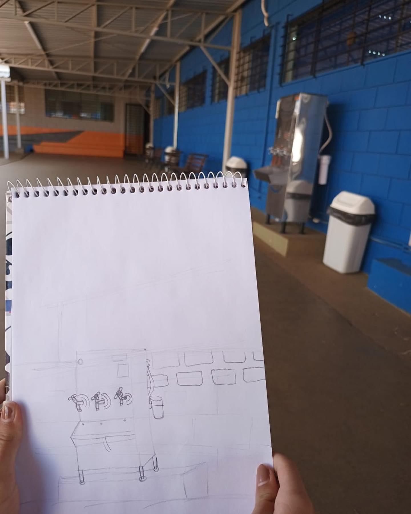 Aulas práticas da disciplina de Artes