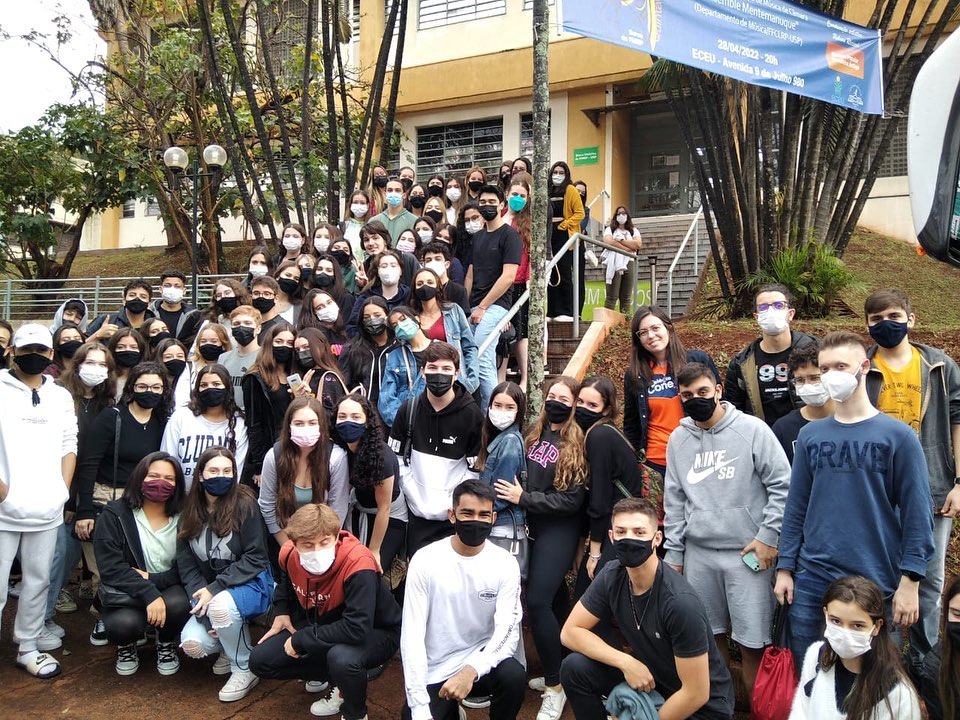 Os alunos do Ensino Médio participaram do XXIII WORKSHOP DE MEDICINA DA USP