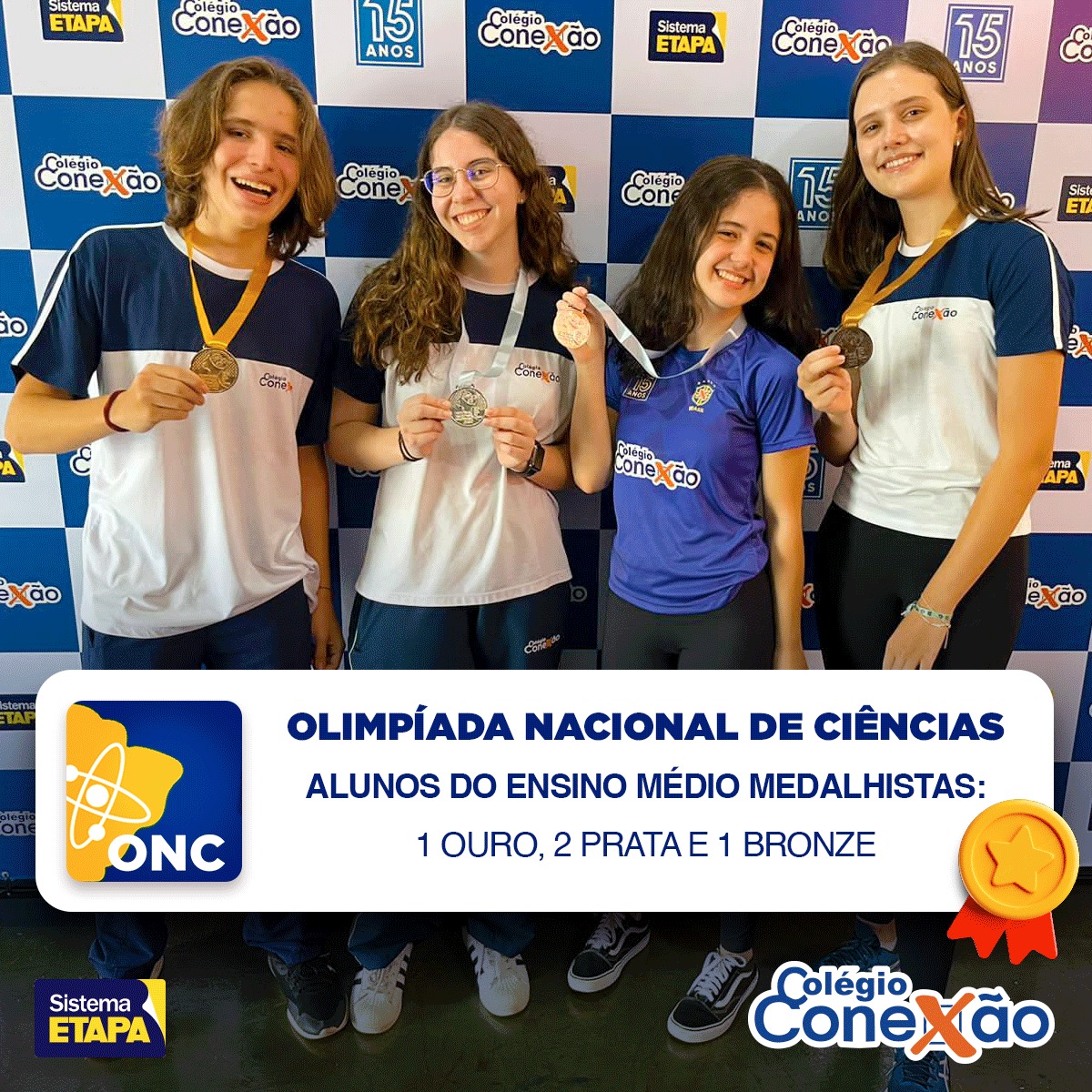 Conexão no pódio da ONC
